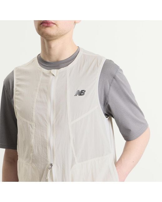 New Balance White Rc Vest for men
