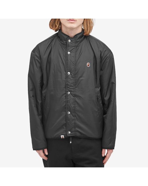 A Bathing Ape Green Abc Camo Boa Reversible Jacket for men