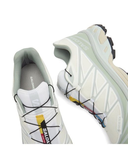 Salomon White Xt-6 Gtx Sneaker
