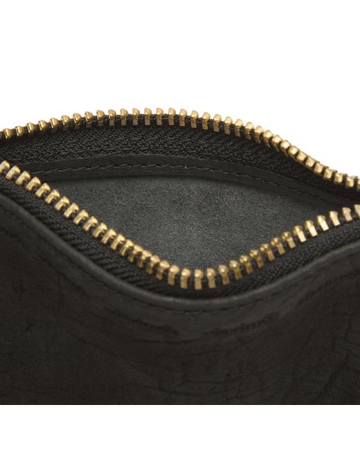 Visvim Black Leather Wallet for men