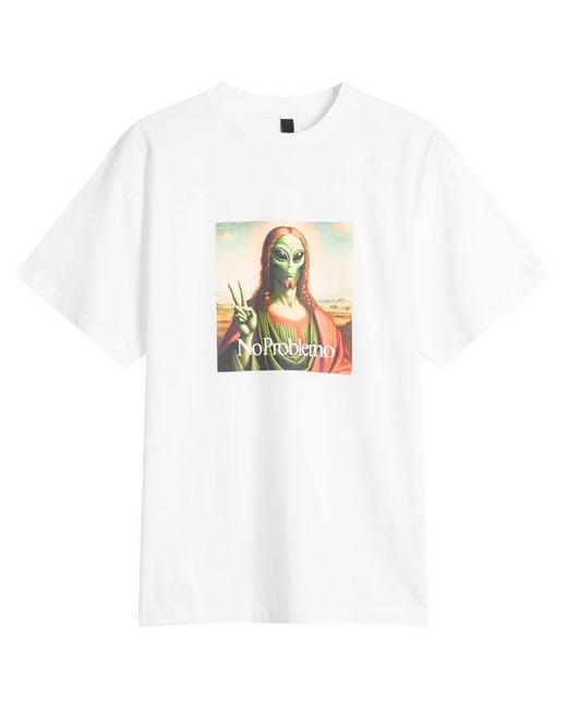No Problemo White Sweet Jesus T-Shirt for men
