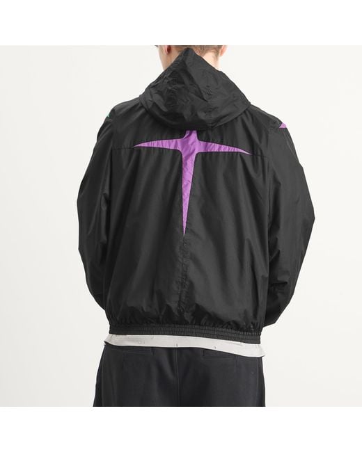 Umbro by Slam Jam Black Jester Masked Track Jacket for men