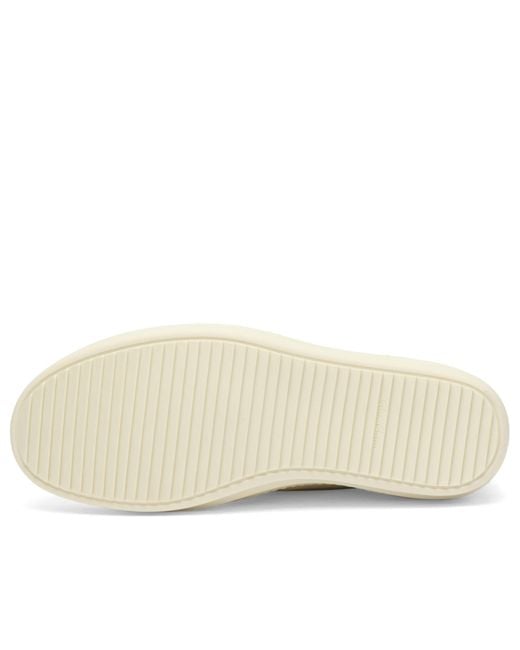 Rick Owens Natural Leather Vintage Sneaks for men