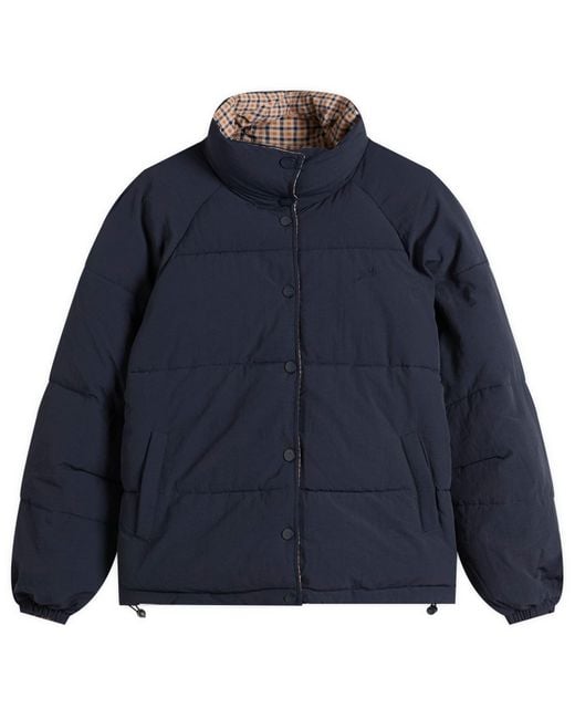 Damson Madder Blue Reversible Opal Puffer Jacket