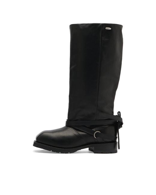 Our Legacy Black High Engine Boots