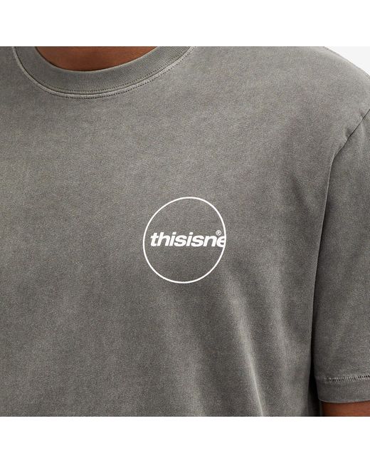 Thisisneverthat Gray C-Logo T-Shirt for men