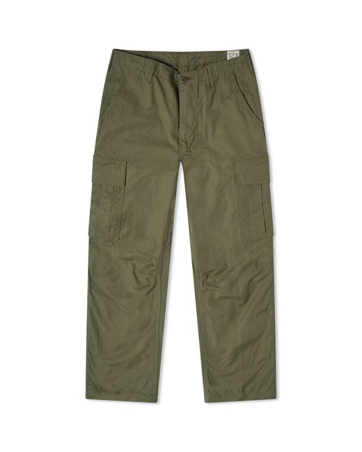 Orslow Green Vintage Fit 6 Pockets Cargo Pants for men