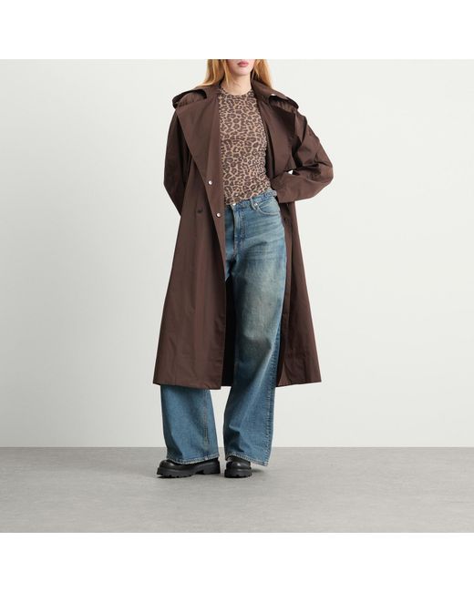 Anine Bing Brown Sylvie Long Sleeve T-Shirt