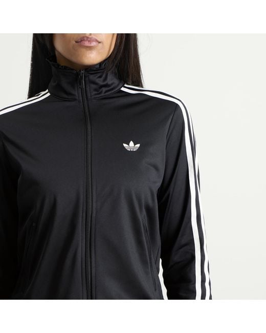 Adidas Black Pleated Firebird Track Top