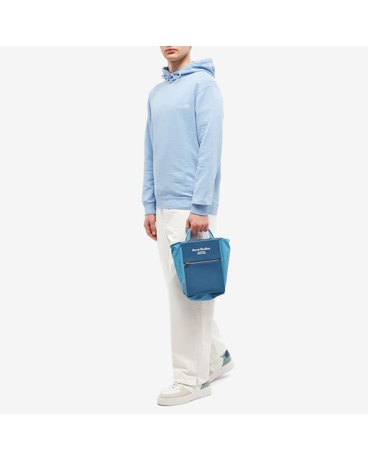 A.P.C. Blue Item Logo Hoodie for men