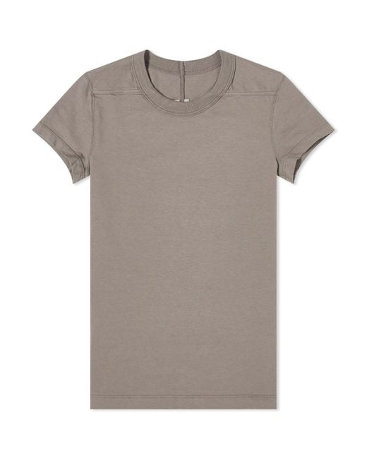Rick Owens Gray Cropped Level T-Shirt