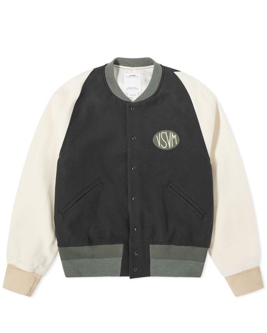 Visvim Black Varsity Jacket for men