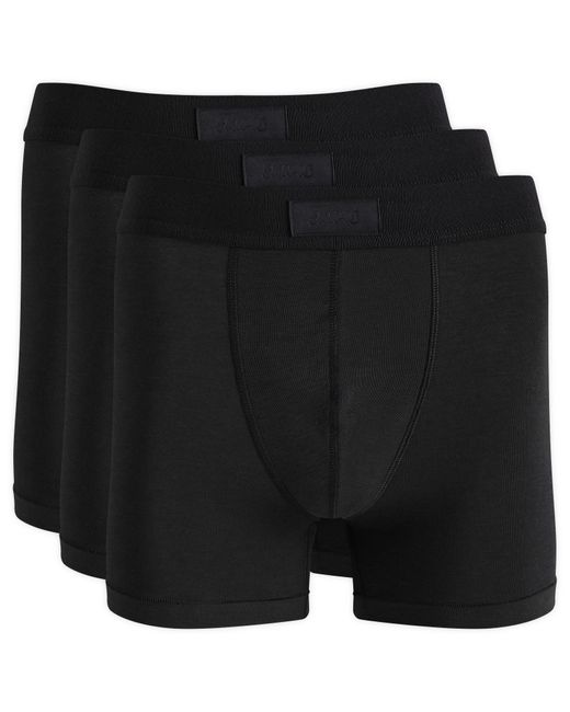 Skims Black Cotton Boxer Brief 3" for men