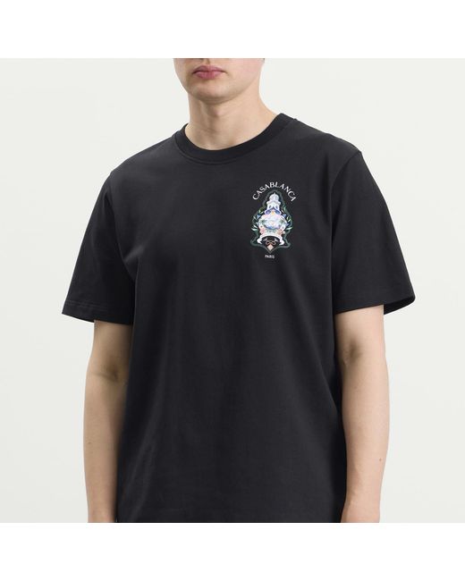 Casablanca Black Hotel T-Shirt for men