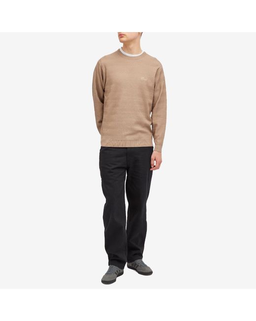 Dime Wave Cable Knit Jumper in Brown for Men | Lyst Canada
