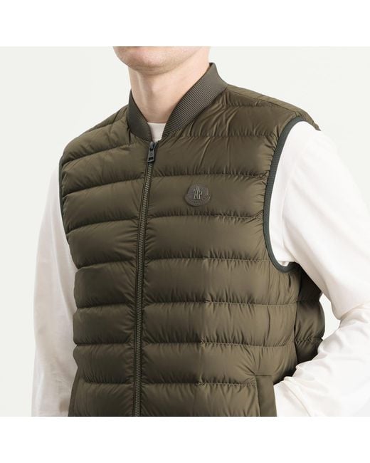 Moncler Green Froissel Vest for men