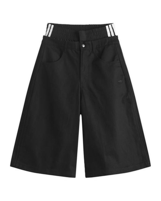 adidas Firebird Utility Jorts in Black | Lyst