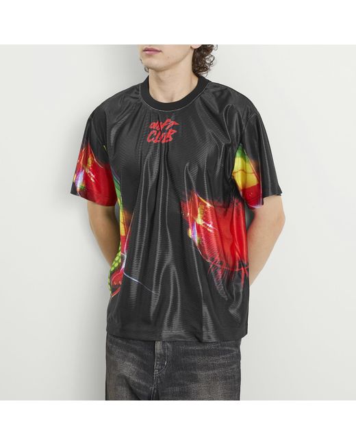 Pleasures Black Daft Club Sport Shirt for men