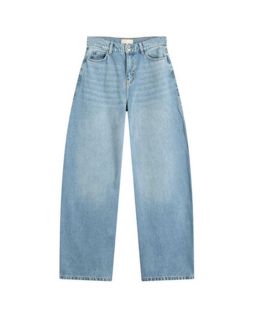 Stel Blue Wide Barrow Leg Denim Jeans