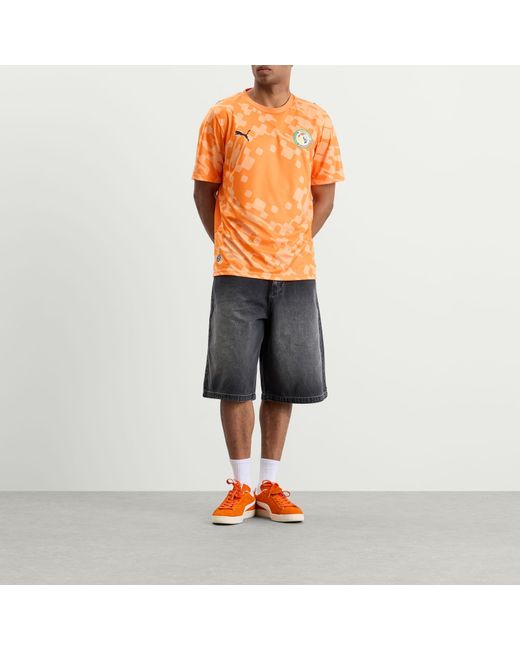 PUMA Orange X Fsf X Salehe Bembury Replica Match Goalkeeper Jersey for men