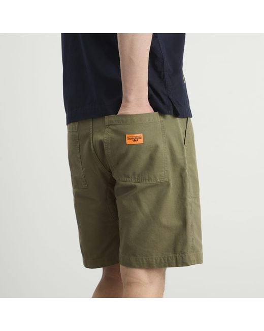 Service Works Green Classic Chef Shorts for men