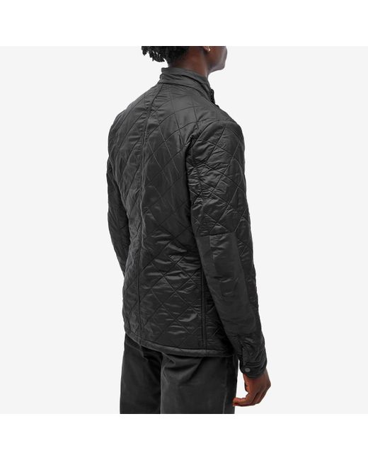Barbour Black International Ariel Polarquilt Jacket for men