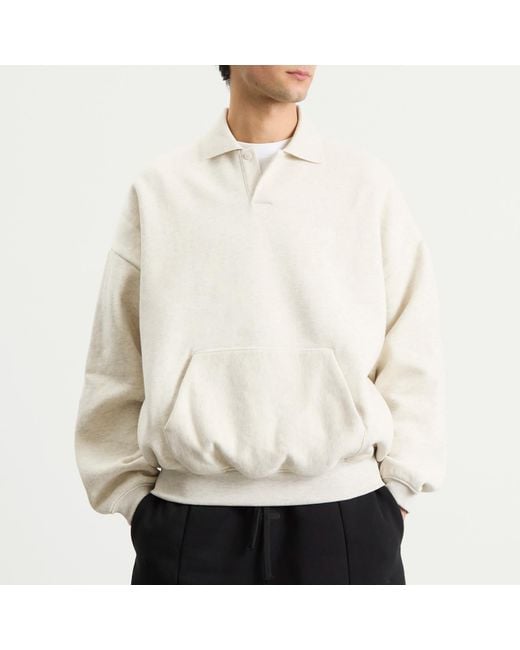 Fear Of God White Signature 90S Polo Sweatshirt for men