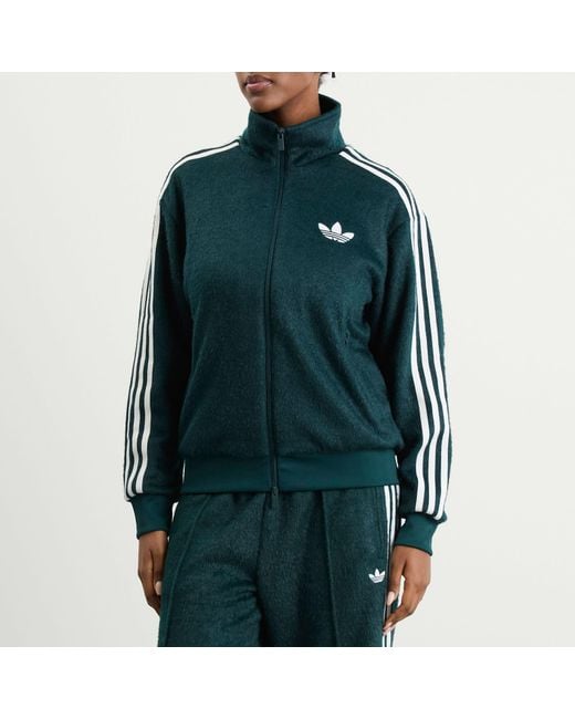 Adidas Green Mohair Firebird Track Top