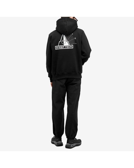 The North Face Black Steep Tech Heavyweight Hoodie for men