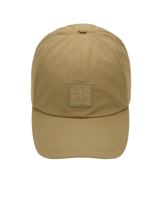 Stone Island Green Ghost Cotton Canvas Cap for men