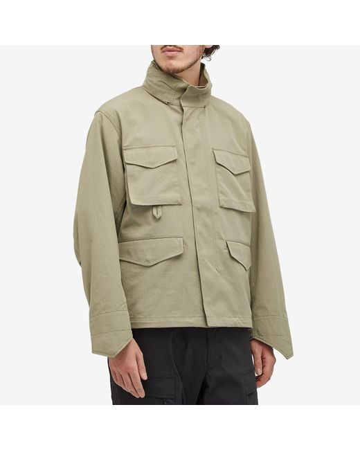 Snow Peak Green Takibi Ripstop Field Jacket for men
