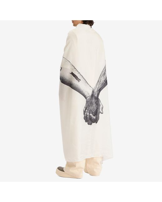 Rick Owens White Flag for men