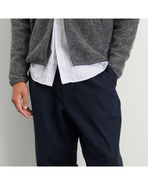 Universal Works Blue Pleated Track Pant for men