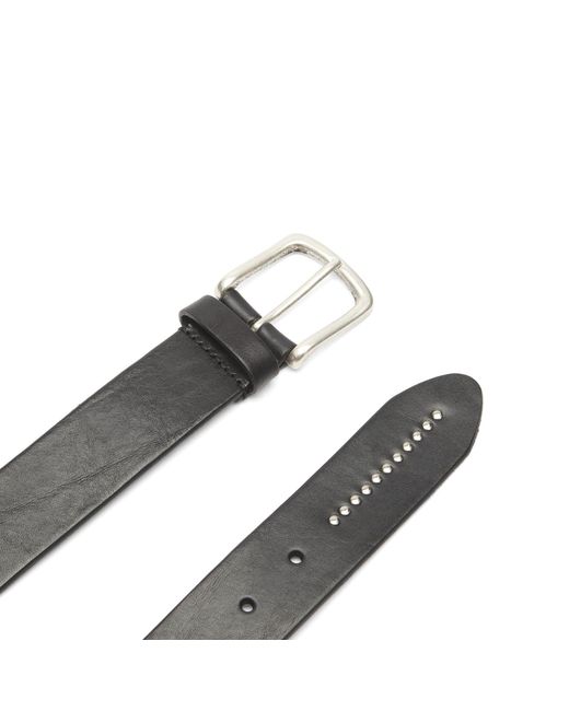 Andersons Black Andersons Casual Stud Trimmed Leather Belt for men