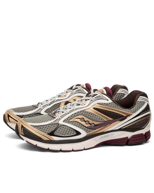 Saucony Brown Progrid Guide 7 Sneaker for men
