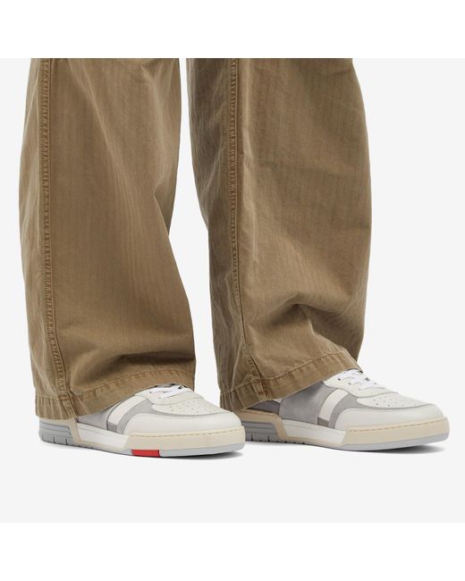 Collegium White Pillar Devastator Low Sneakers for men