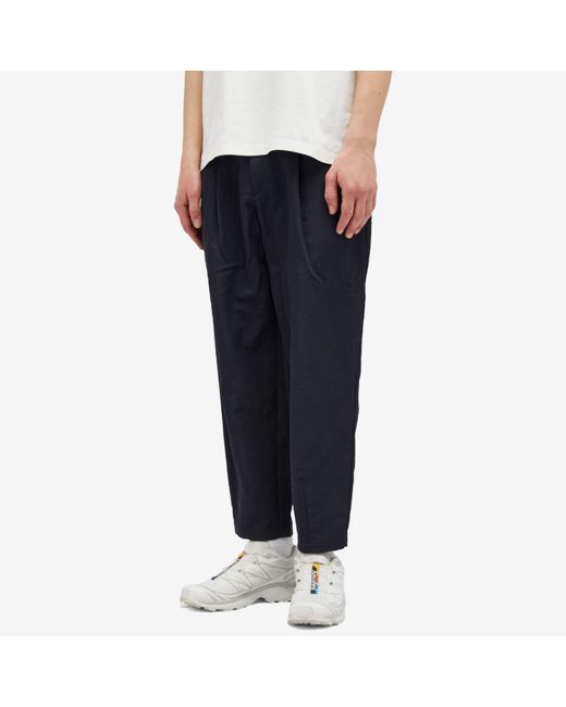 F/CE Blue Re-Nylon Wide Tapered Trousers for men