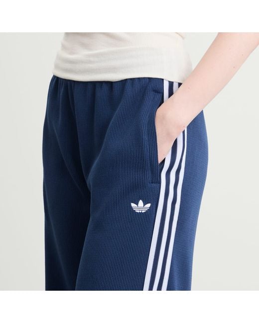 Adidas Blue Adicolor Firebird Knit Track Pant