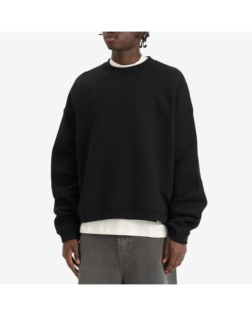 Represent Black Initial Boxy Sweater for men