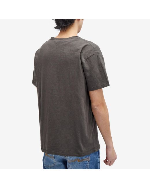 Nudie Jeans Gray Roffe T-Shirt for men