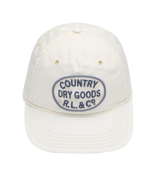 Polo Ralph Lauren White Country Dry Goods Trucker Cap for men