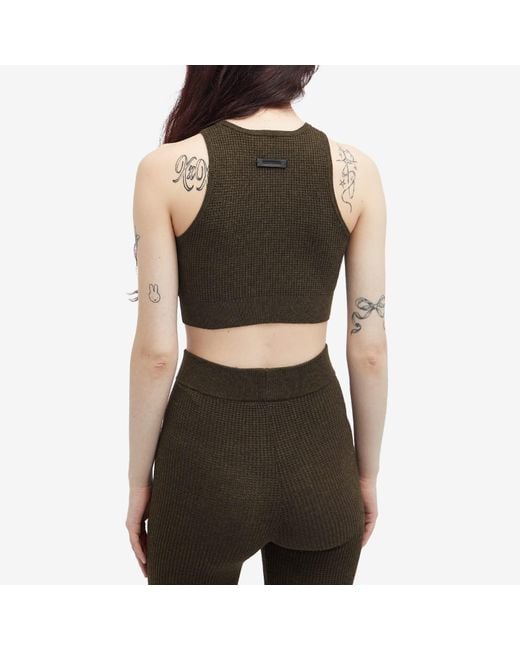 Fear Of God Brown Waffle Sport Tank Top