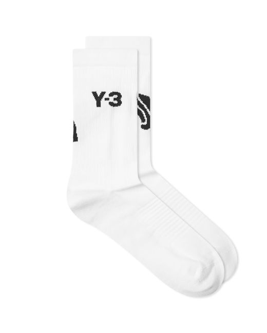 Y-3 White Socks for men