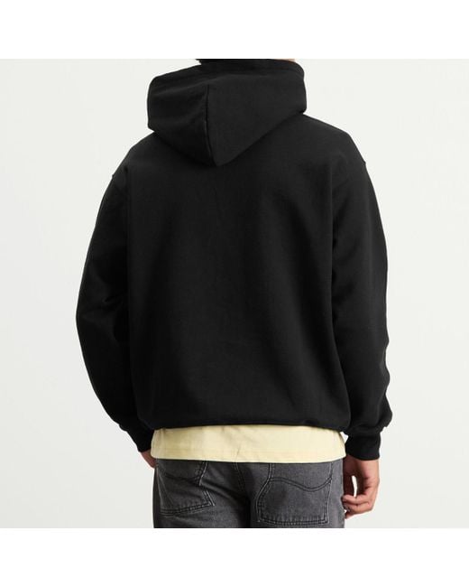 Dime Black Cursive Hoodie for men