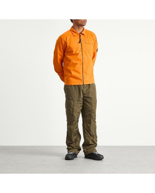 C P Company Green Chrome-R Cargo Pants for men