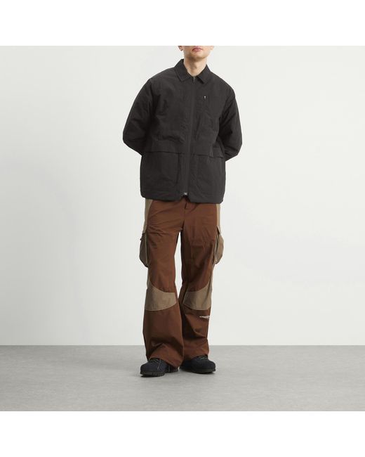 KA_YO_Prototype Black Insulated Overshirt for men
