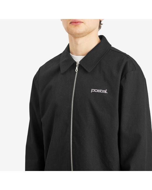 Postalco Black Work Jacket for men
