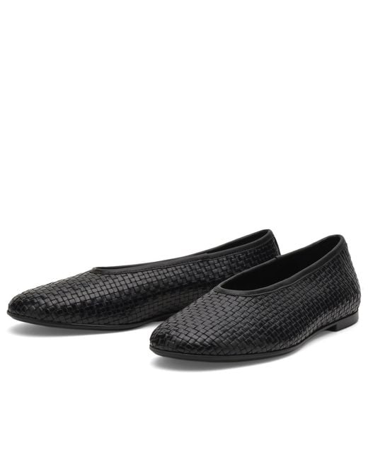 Vagabond Black Vagabond Aleya Braided Leather Ballet