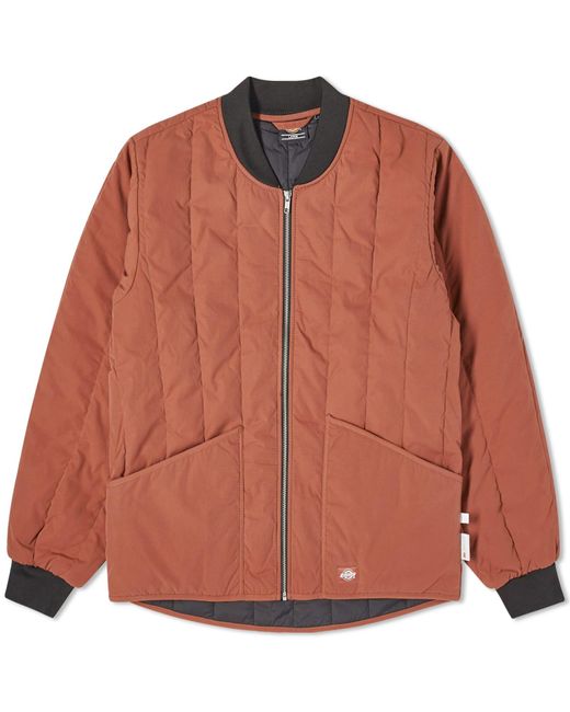 Dickies Orange Premium Collection Quilted Jacket for men