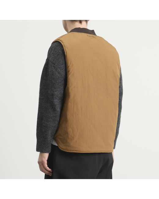 Unlikely Dry Goods Brown 3Way Hybrid Down Jacket for men